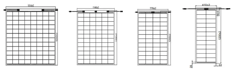 Lightweight Flexible Solar Module Lightweight Flexible Solar Module
